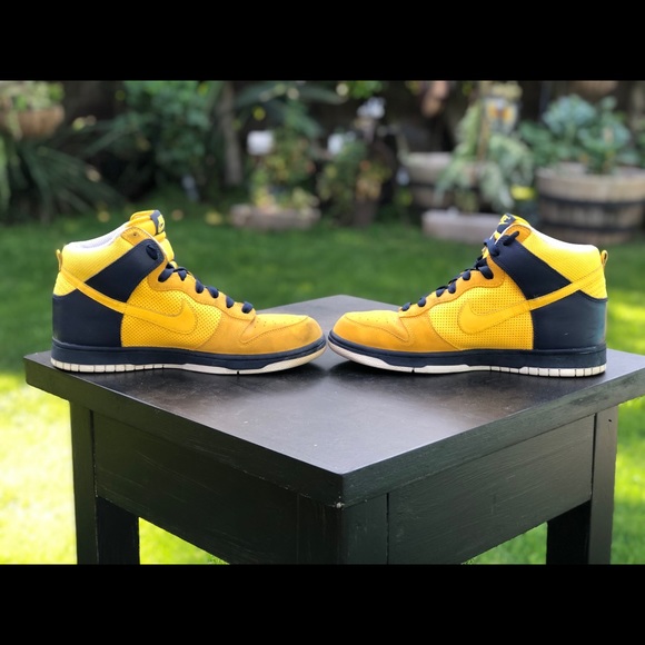 Nike Dunk High Cal Bears Michigan - Picture 4 of 5